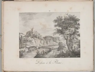 Art of the Lithograph: Landeck in Tirol, Plate III