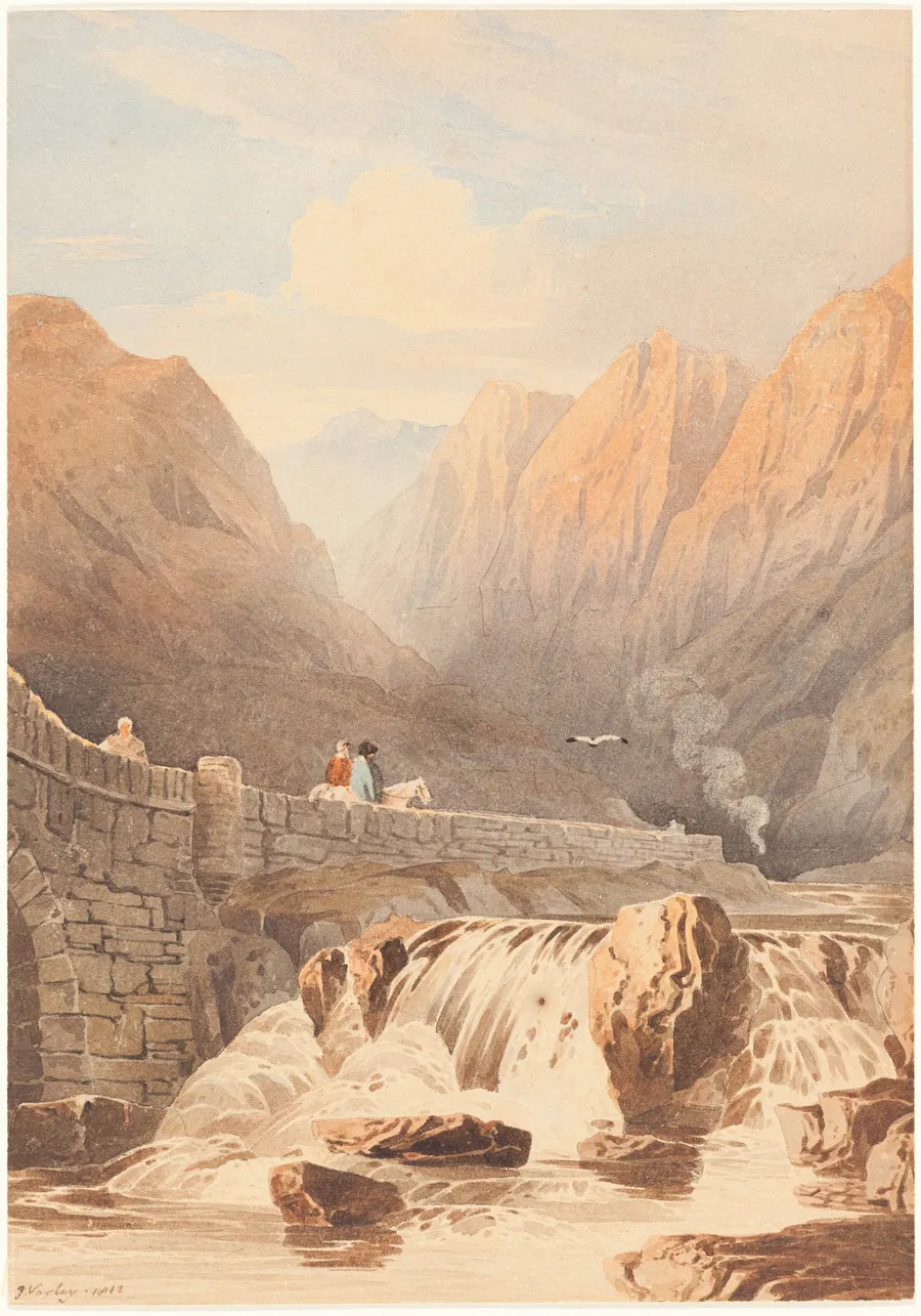 Pont Aberglaslyn by John Varley