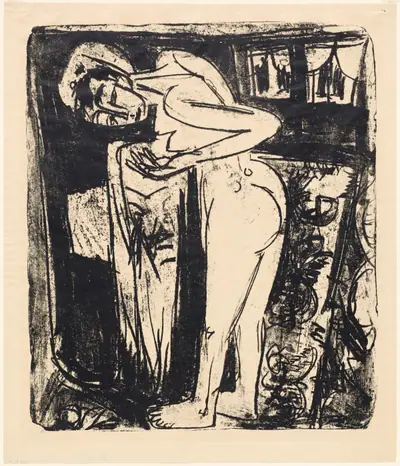 Standing Nude in a Room