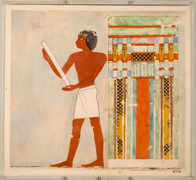 Man Before a False Door, Tomb of Nebamun