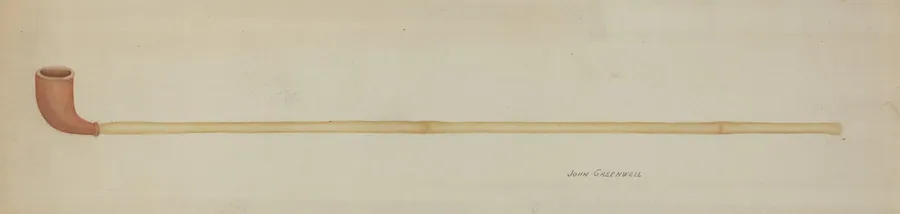 Shaker Clay Pipe by John Greenwell