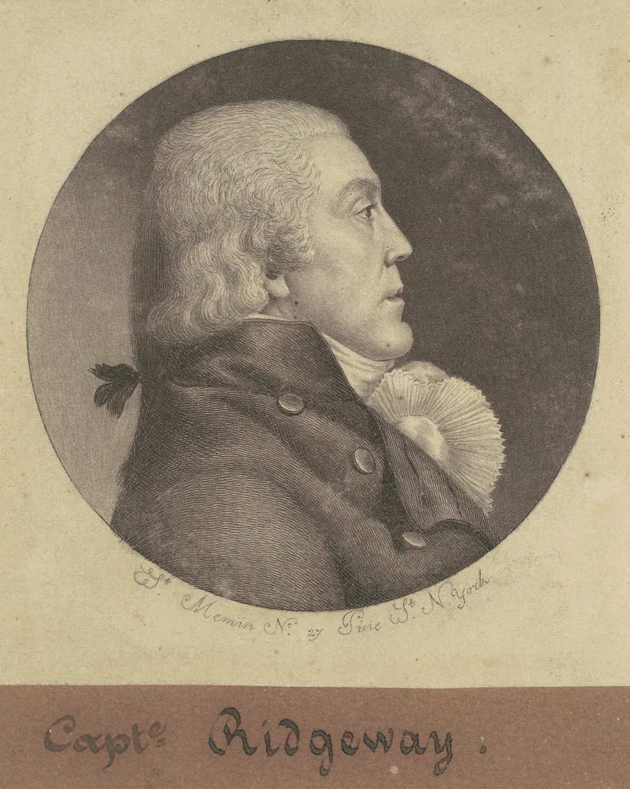 Jones Fawson by Charles B. J. Févret de Saint-Mémin