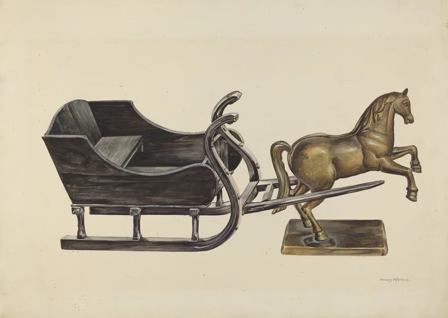 Toy Sleigh by James McLellan
