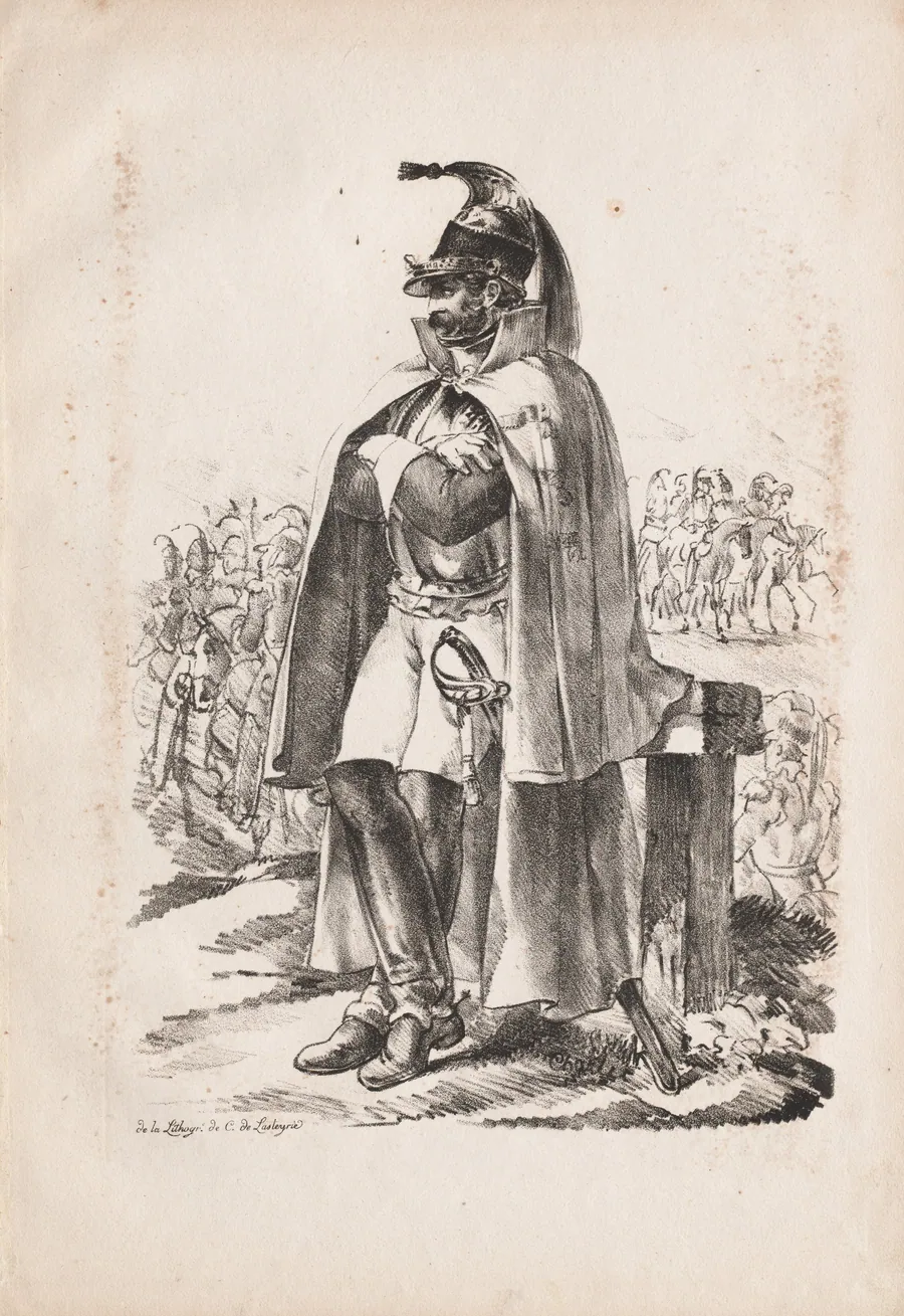 Military Costumes: Cavalry Man by Nicolas Toussaint Charlet