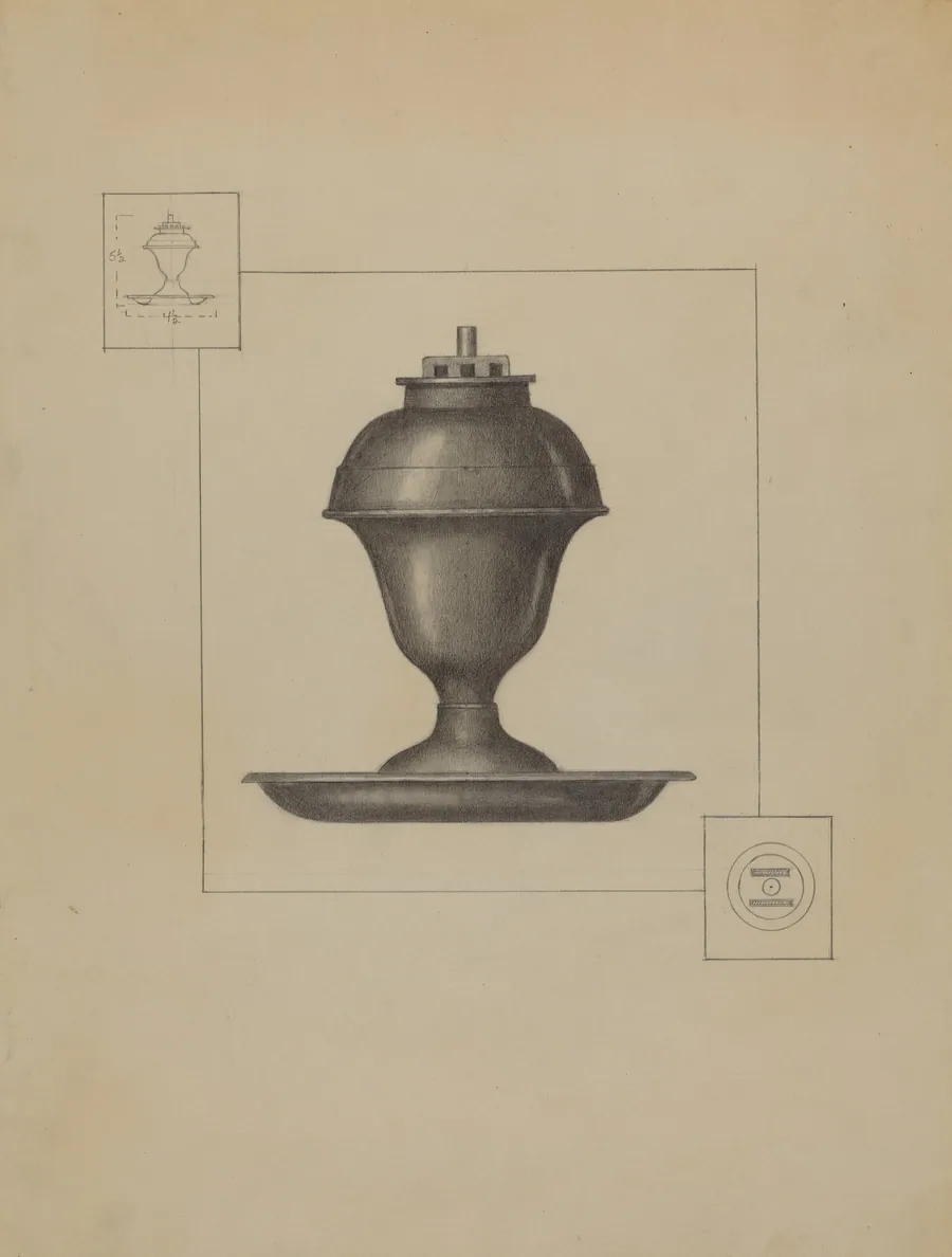 Lamp by Herman Bader