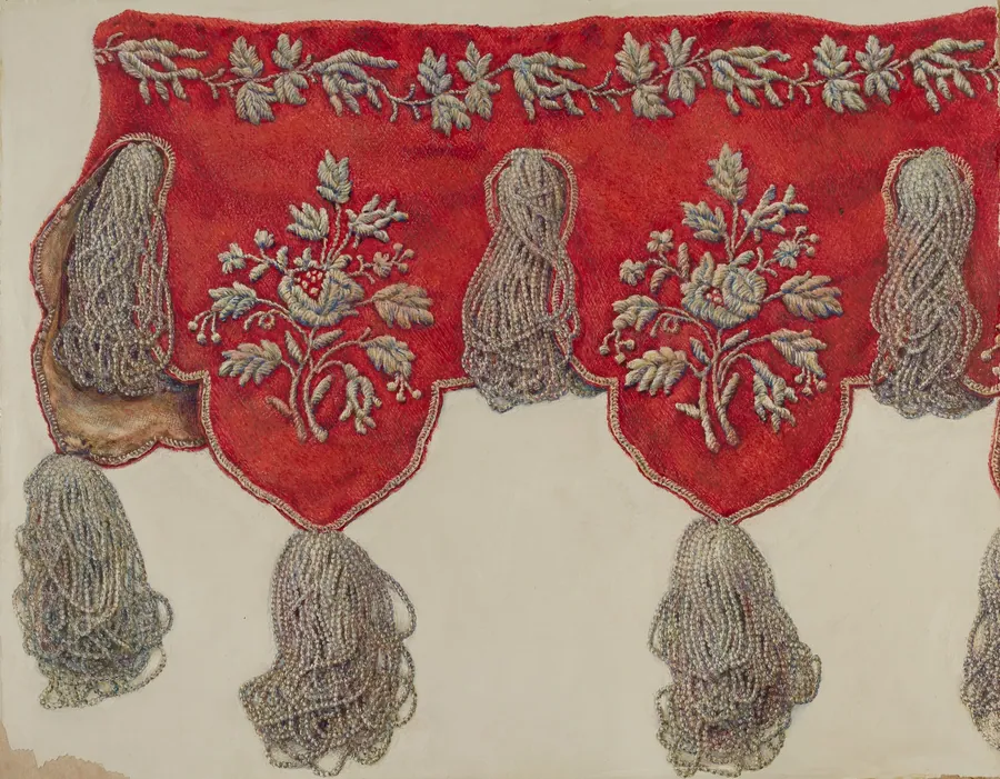 Victorian Shelf Drapery by Winifred Hoover