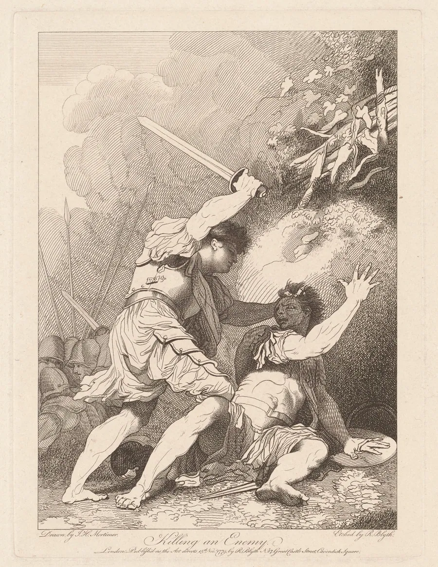 Killing an Enemy by Robert Blyth