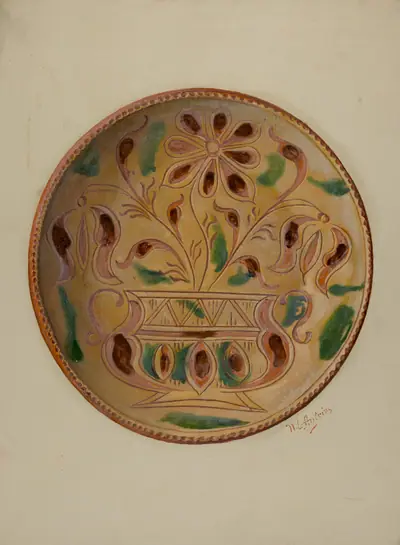Pa. German Pie Dish