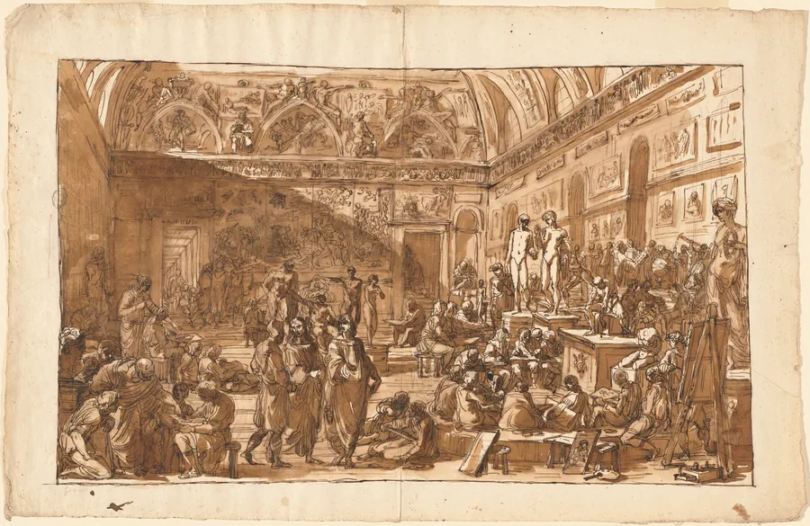 The School of Rome by Felice Giani