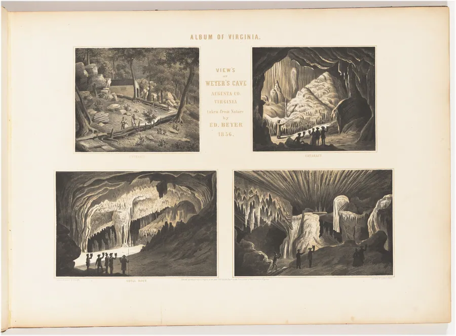 Views of Weyers Cave by Edward Beyer