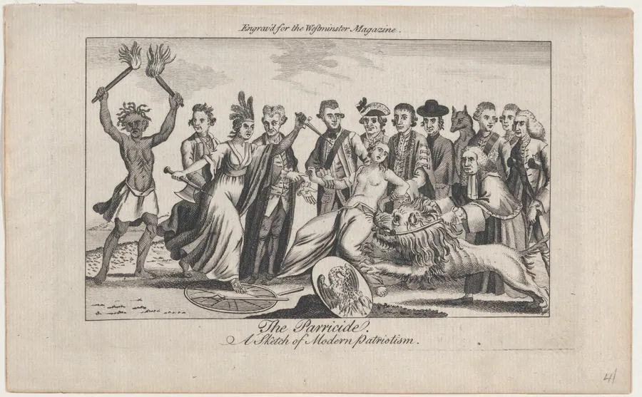 The Parricide, a Sketch of Modern Patriotism by Anonymous, British, 18th century