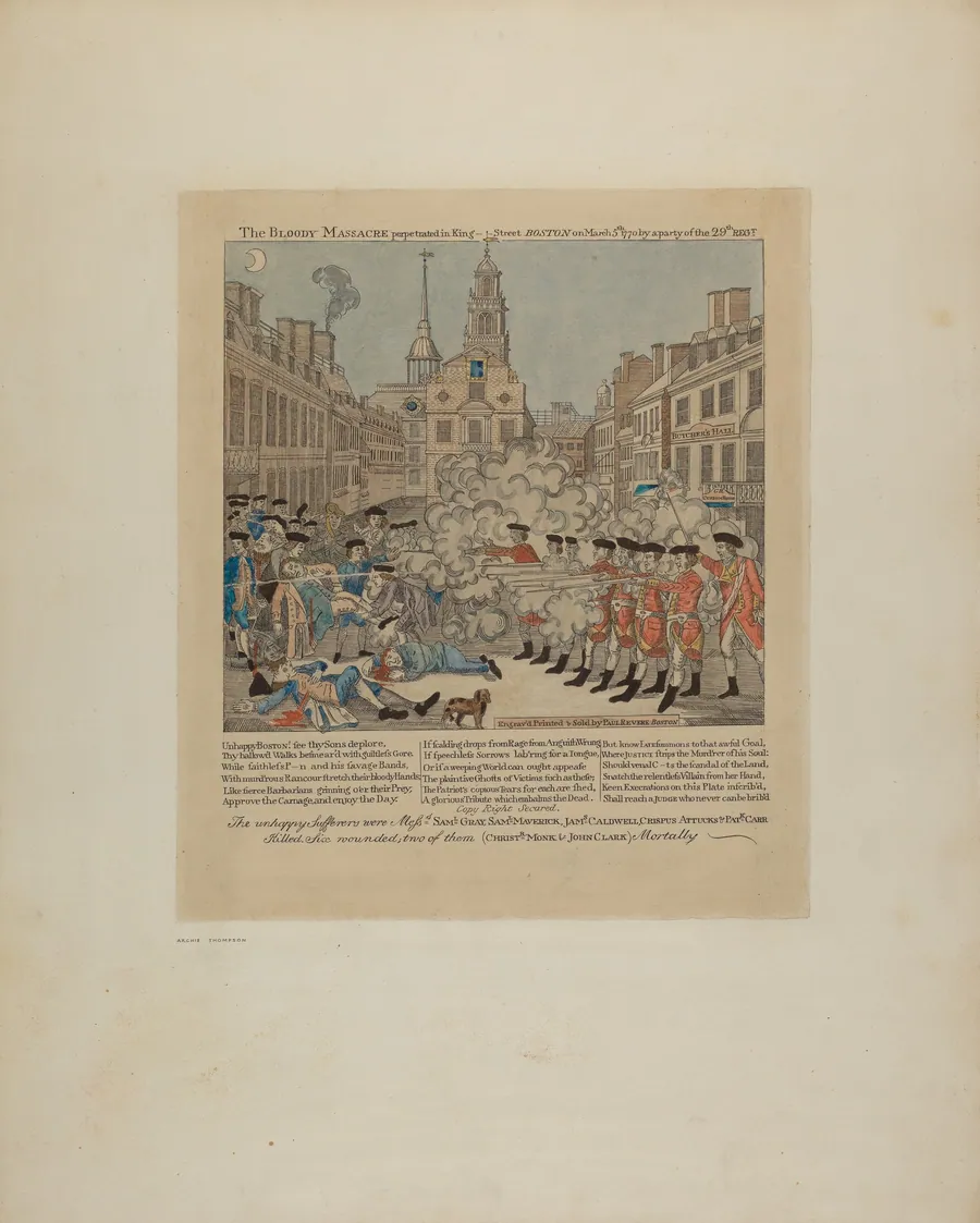 The Boston Massacre by Archie Thompson