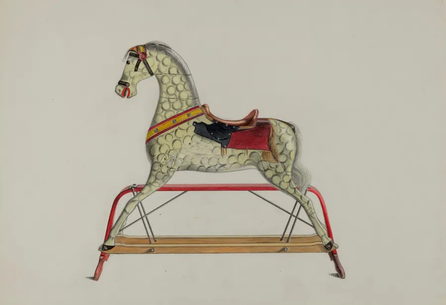 Child's Hobby Horse by Theodore Pfitzer