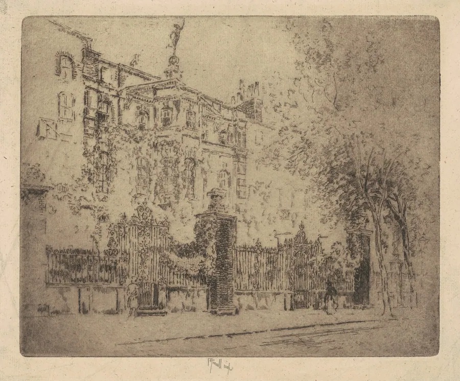 Rossetti's House by Joseph Pennell