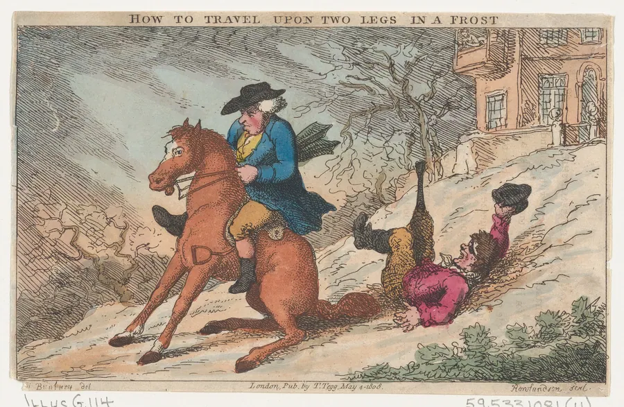 How to Travel Upon Two Legs in a Frost by Thomas Tegg