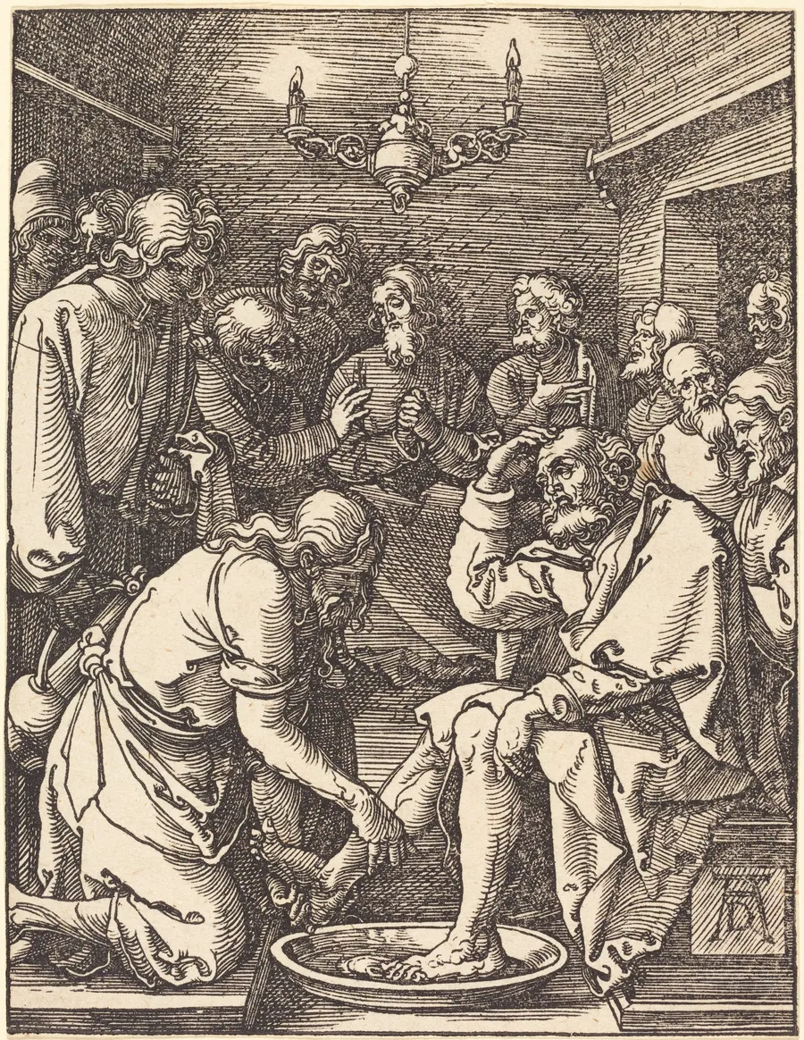 Christ Washing the Feet of the Disciples by Albrecht Dürer