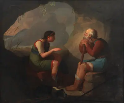 Sulmalla venter forgæves Cathmor hos den gamle digter Clonmal, for hvem den døde Cathmors ånd viser sig