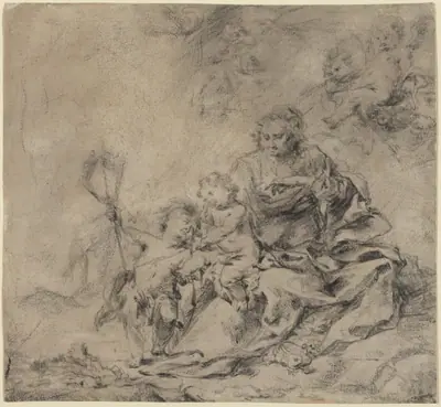 The Virgin and Child with John the Baptist