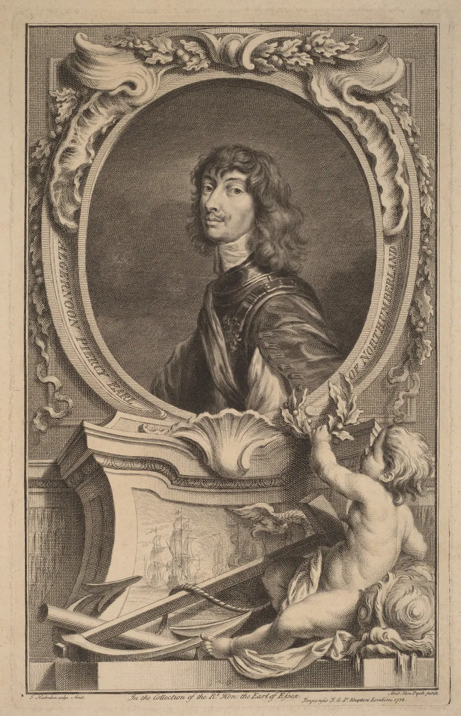 Algernon Percy, Earl of Northumberland by Jacobus Houbraken