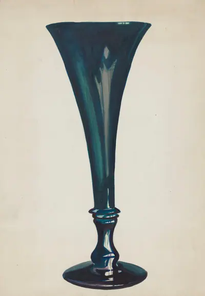 Trumpet Glass Vase