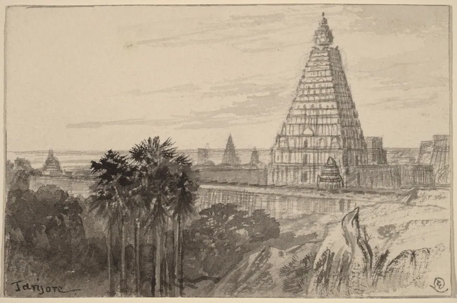 Tanjore, India by Edward Lear