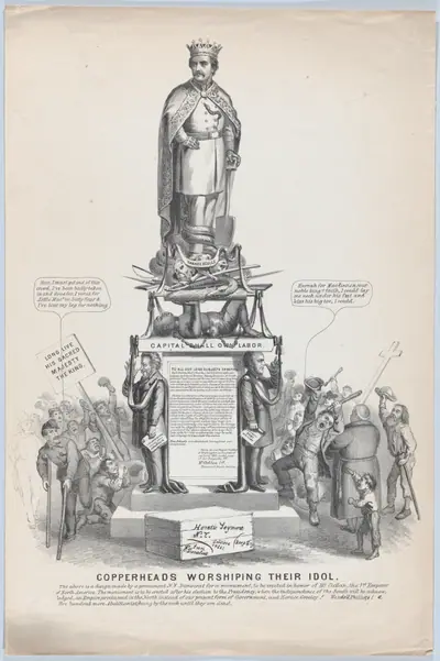 Copperheads Worshiping Their Idol