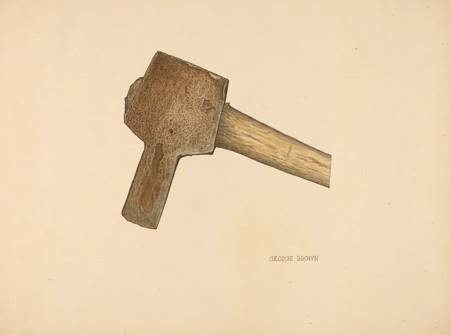 Post Hole Axe by George C. Brown