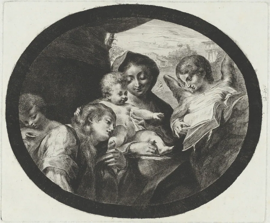 The Virgin and Child with Angels by Vivant Denon