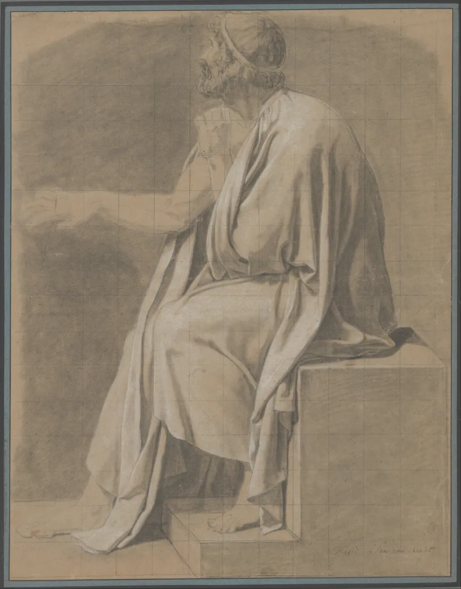 Crito by Jacques Louis David