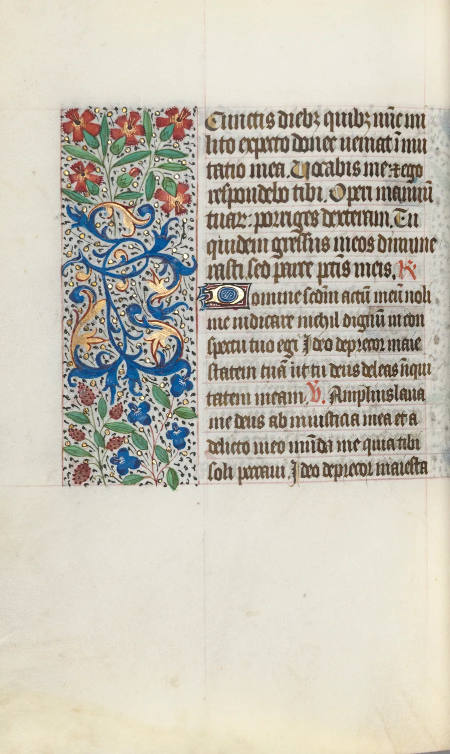 Book of Hours (Use of Rouen): fol. 124v by Master of the Geneva Latini