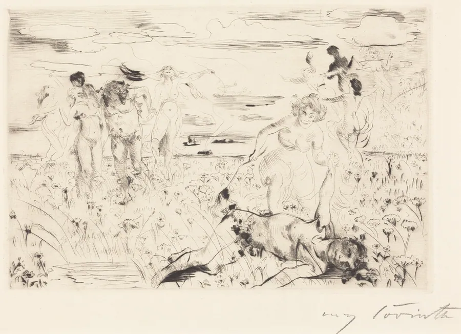 Bacchanal by Lovis Corinth