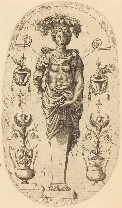 Woman Carrying a Basket on Her Head