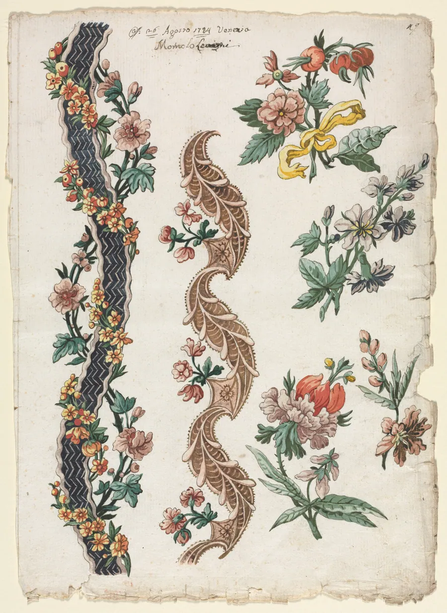 Floral Designs and Floral Bands by Giacomo Cavenezia