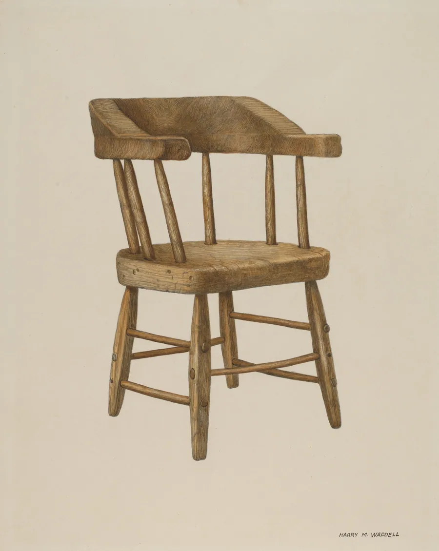 Armchair by Harry Mann Waddell