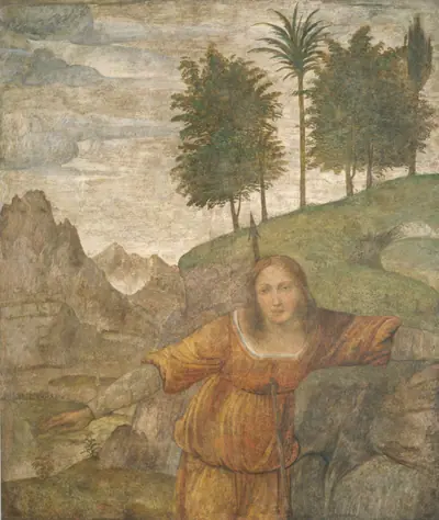 Procris Pierced by Cephalus' Javelin