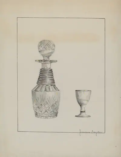 Decanter and Glass