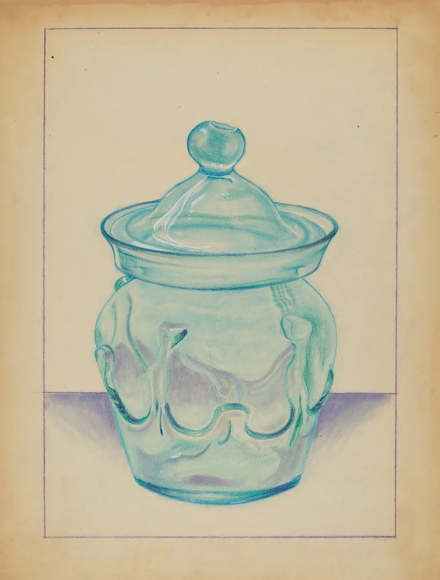 Glass Container by S. Brodsky
