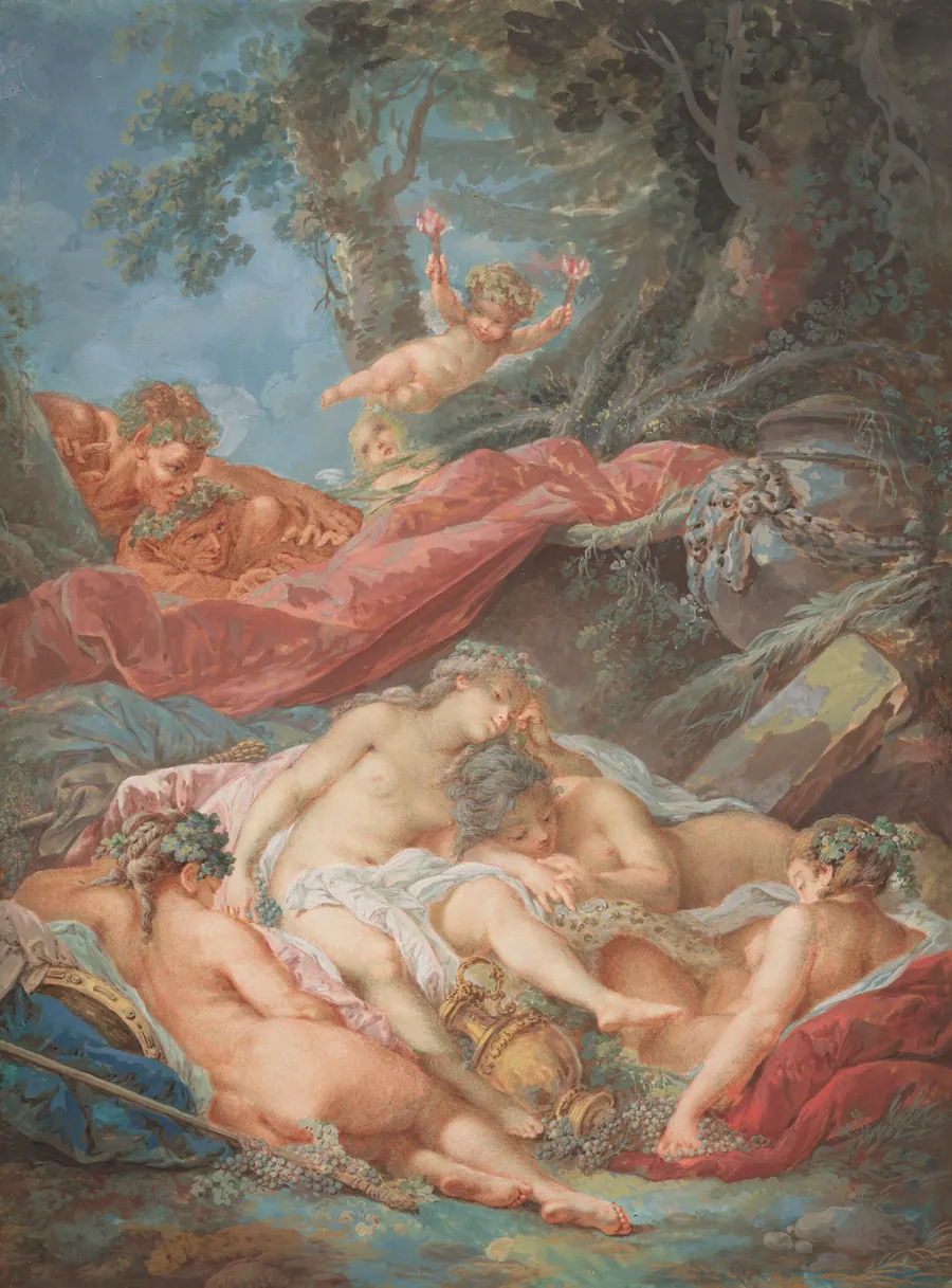 Sleeping Bacchantes by Jacques Charlier