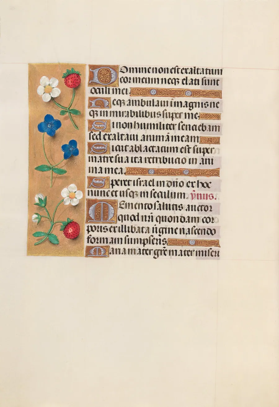 Hours of Queen Isabella the Catholic, Queen of Spain:  Fol. 156v by Master of the First Prayerbook of Maximillian