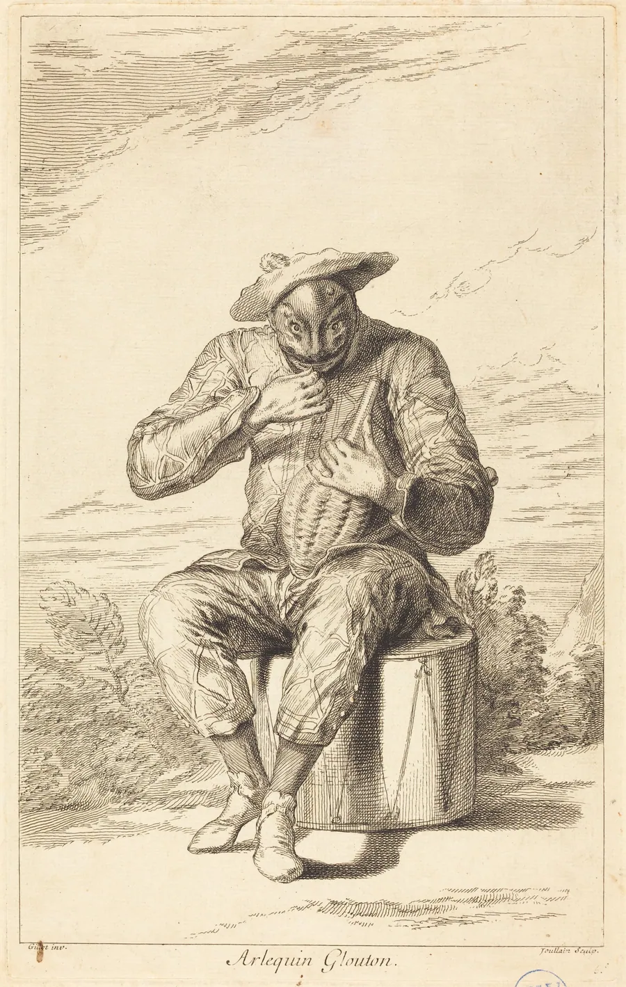 Arlequin Glouton by François Joullain