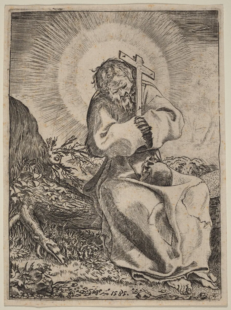 Saint Francis of Assisi by Annibale Carracci