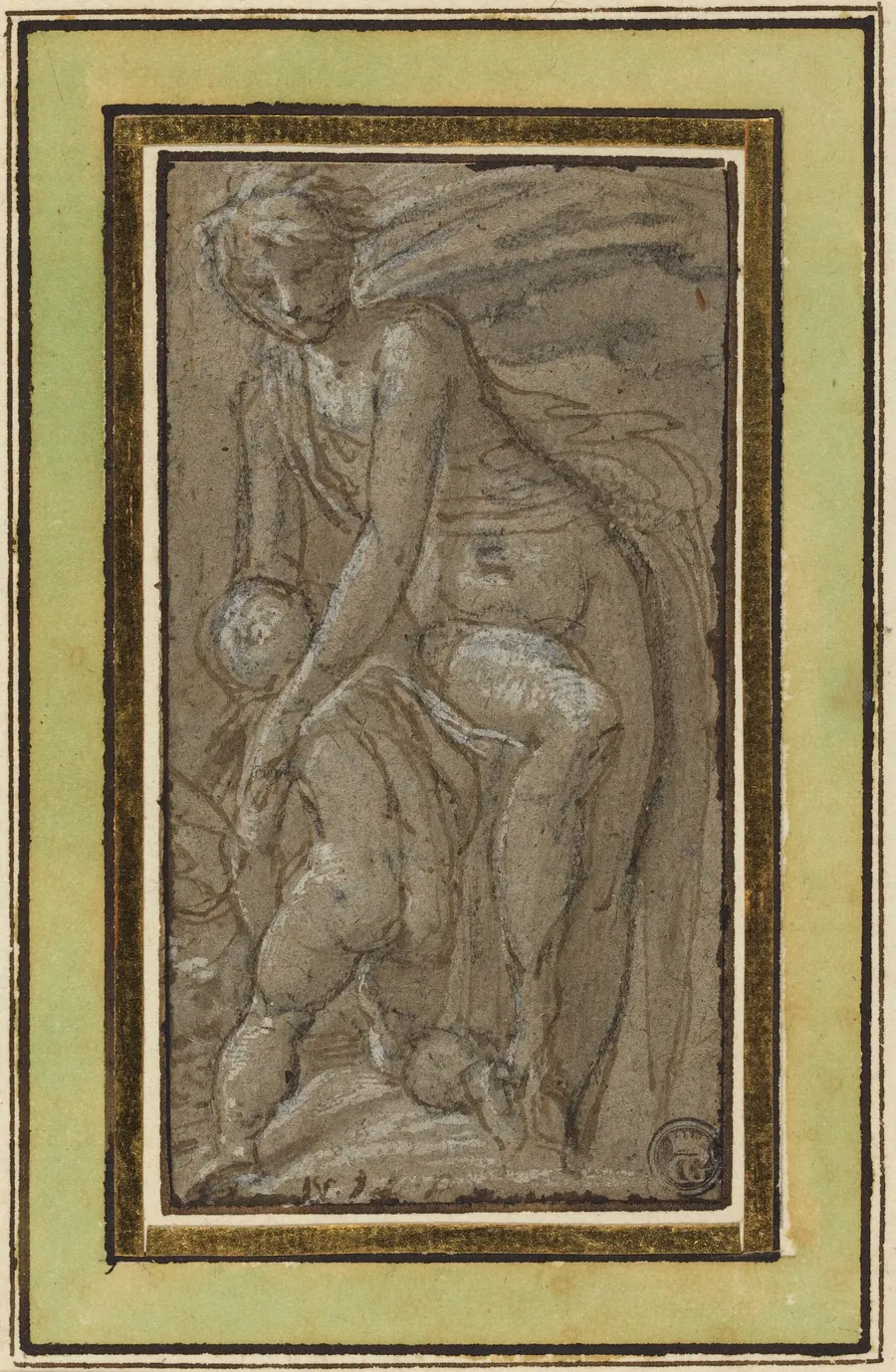 Nude with Putto by Jacopo Zanguidi, called Bertoia