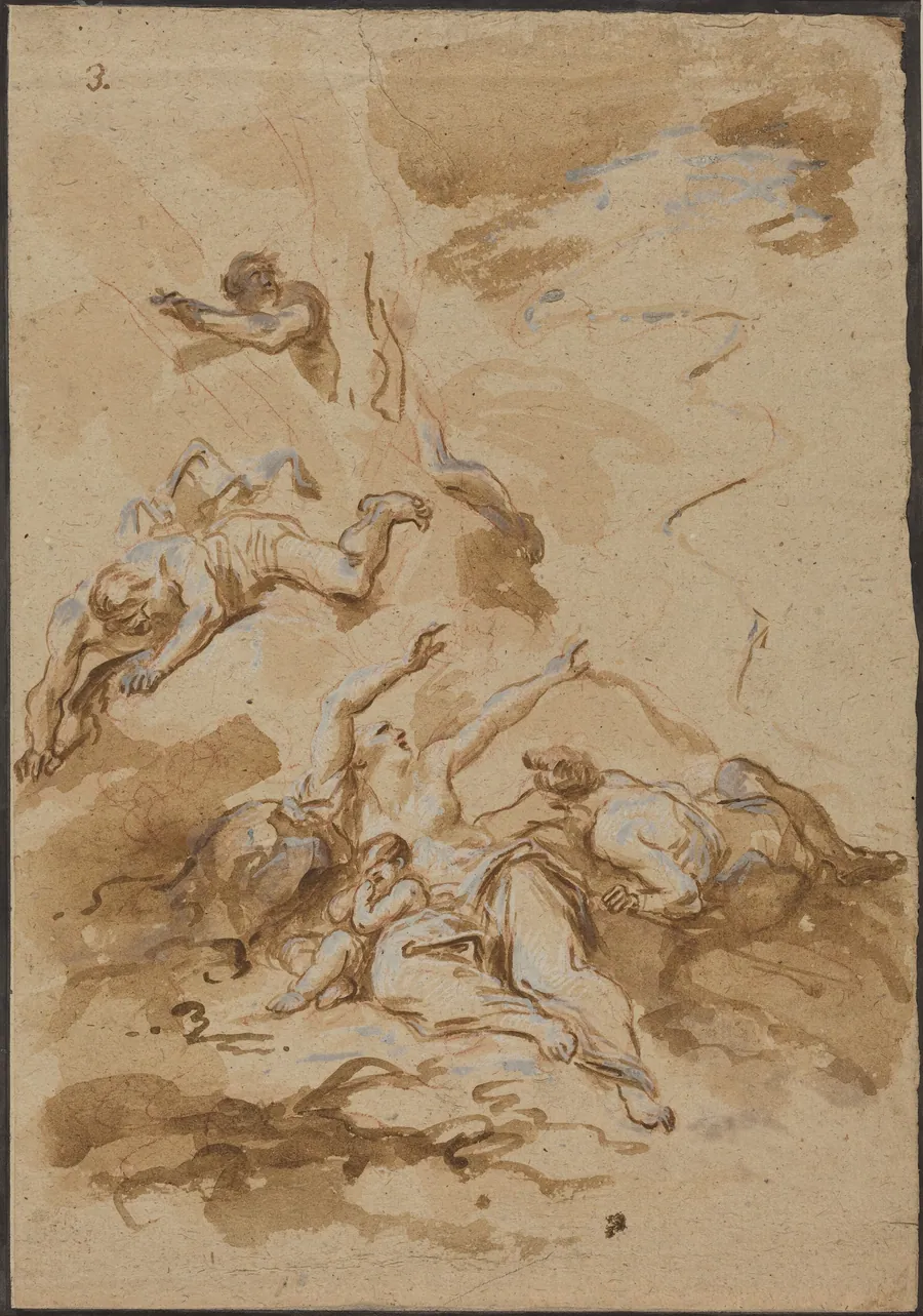 Figures in a Storm by Alessandro Magnasco