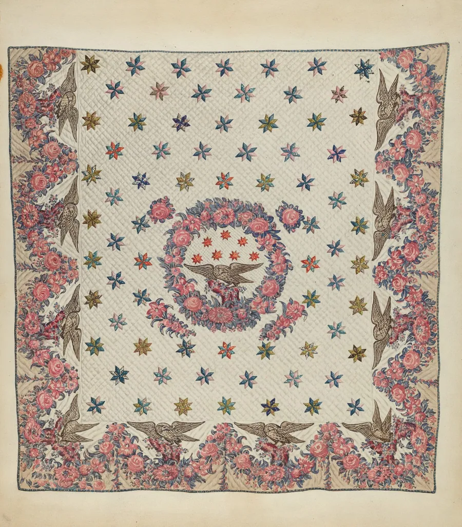Centennial Quilt by American 20th Century