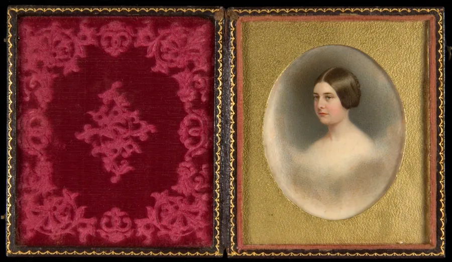 Portrait of a Lady by George H. Hite, born Urbana, OH 1807-died New York City ca. 1880