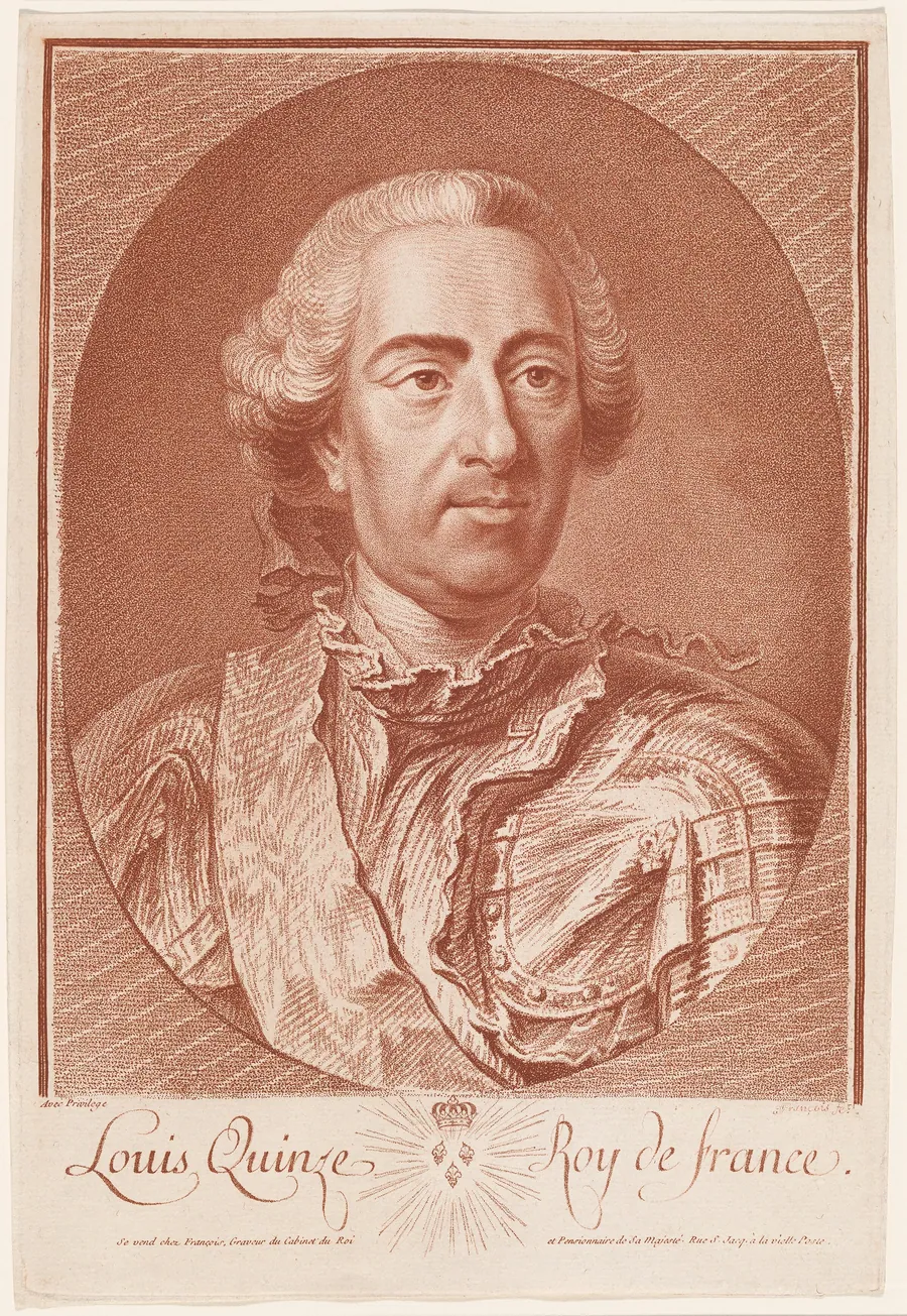 Louis Quinze, Roy de France (Louis XV) by Jean-Charles François