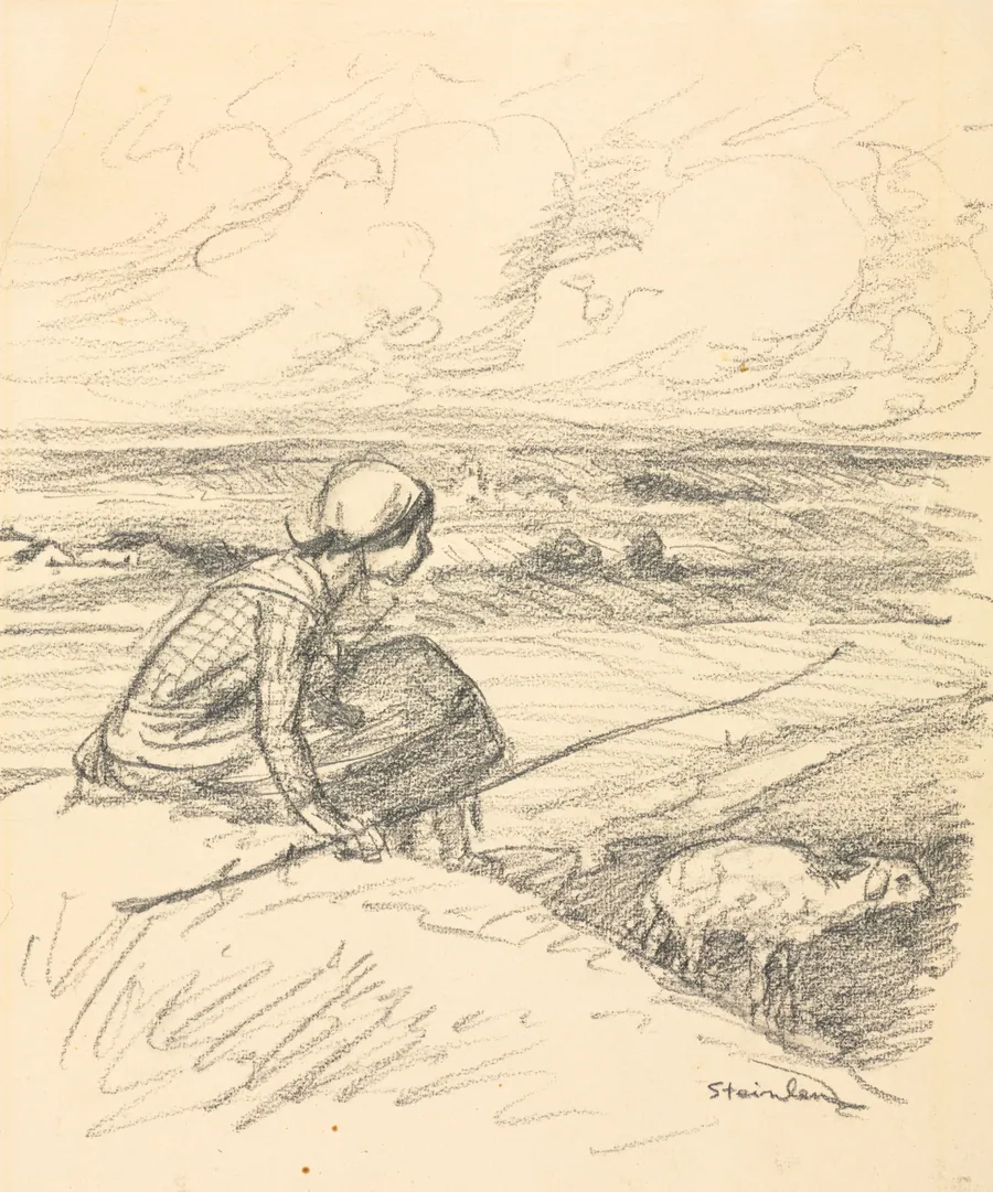 The Shepherdess by Théophile Alexandre Steinlen