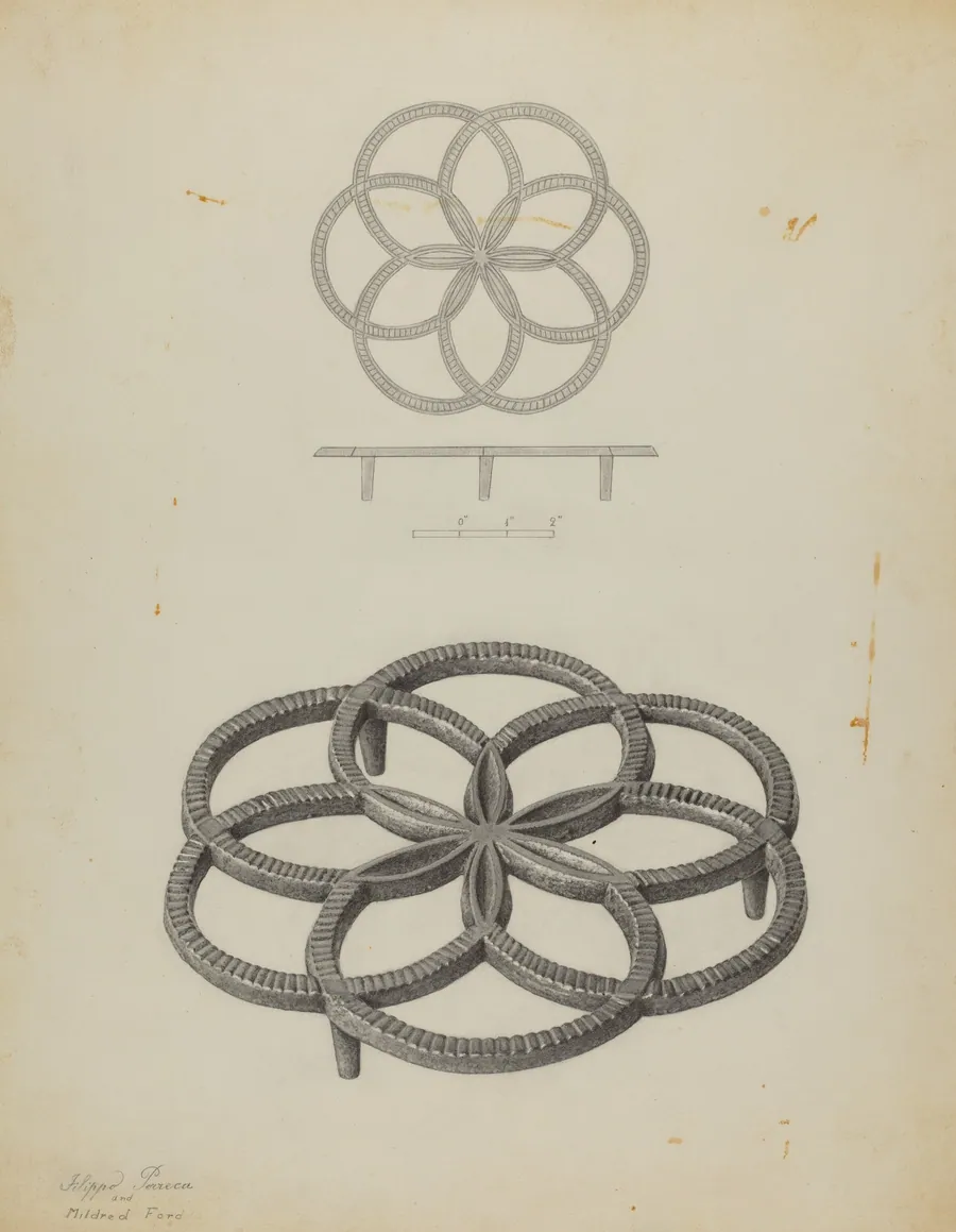 Pa. German Trivet by Mildred Ford
