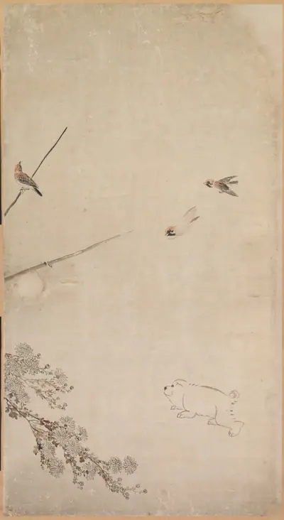 Puppies, Sparrows, and Chrysanthemums