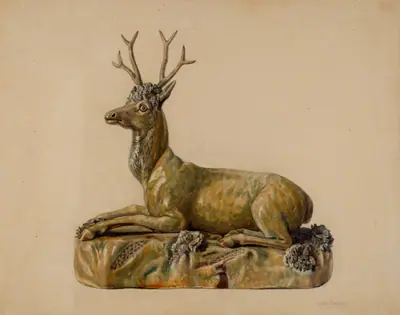 Stag Statuette